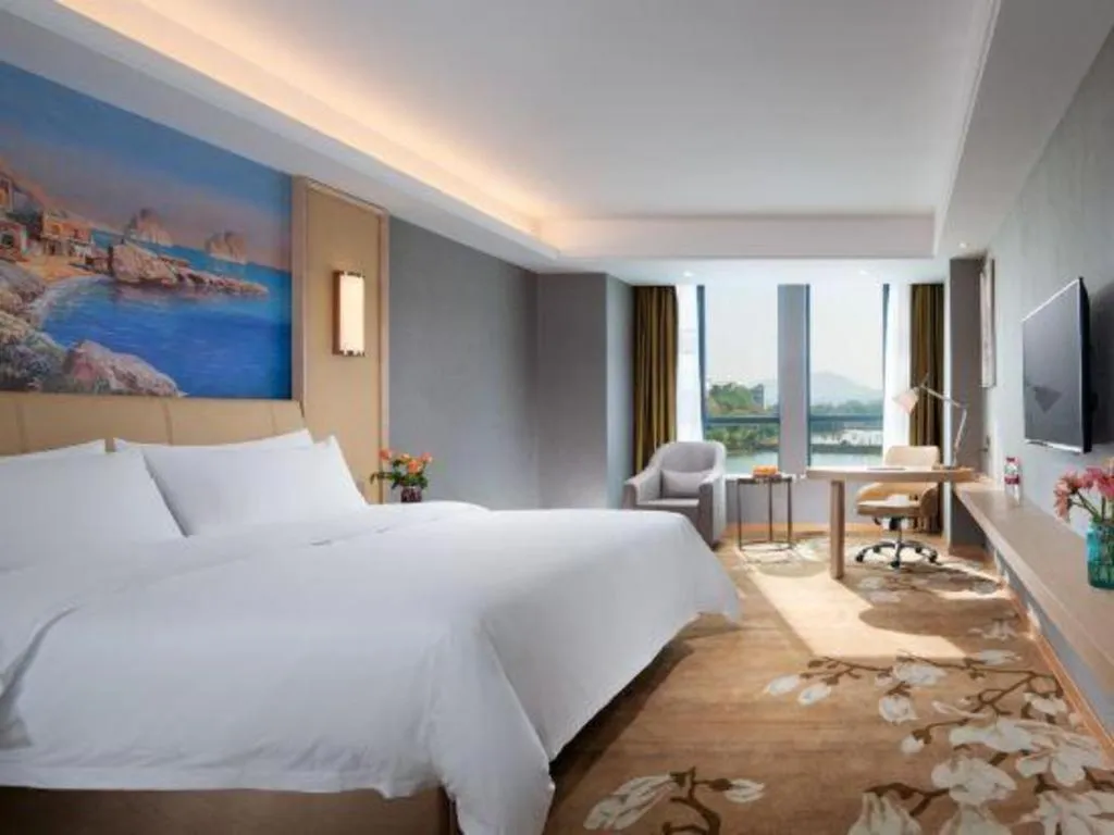 Bed in Vienna Hotel Jiangxi Ji'an Yanjingfu