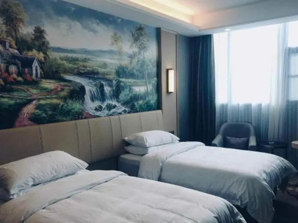 Bed in Vienna Hotel Jiangxi Ji'an Yanjingfu