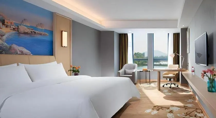 Bed in Vienna Hotel Jiangxi Ji'an Yanjingfu