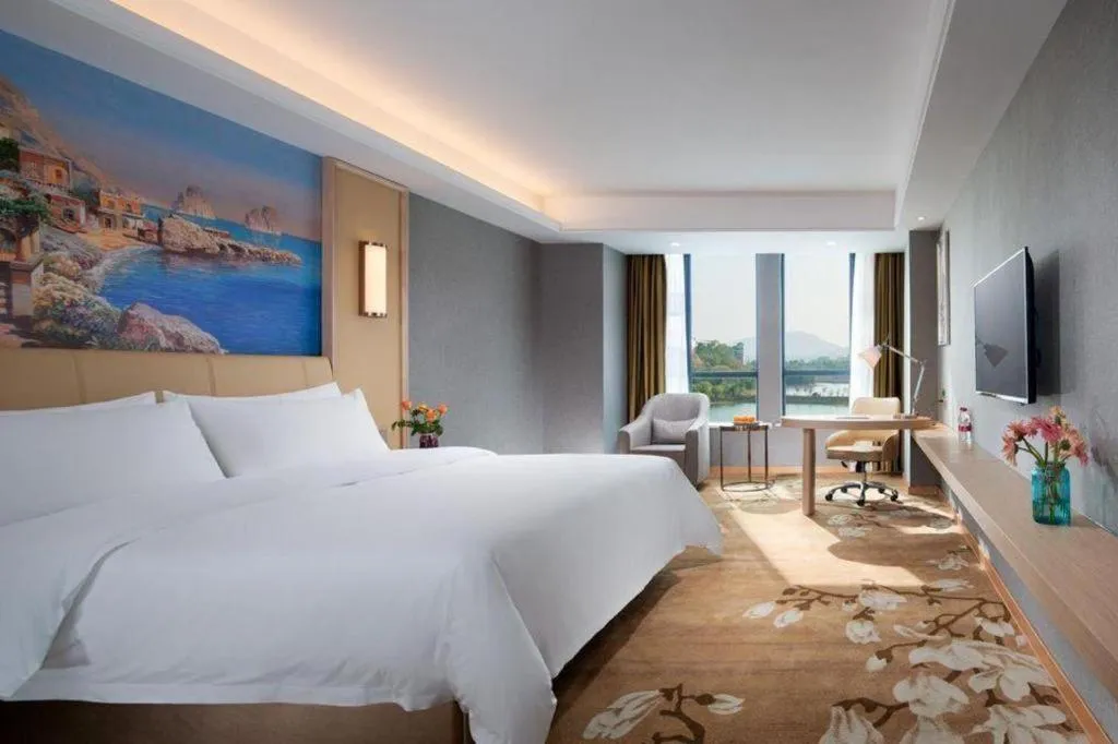 Bed in Vienna Hotel Jiangxi Ji'an Yanjingfu