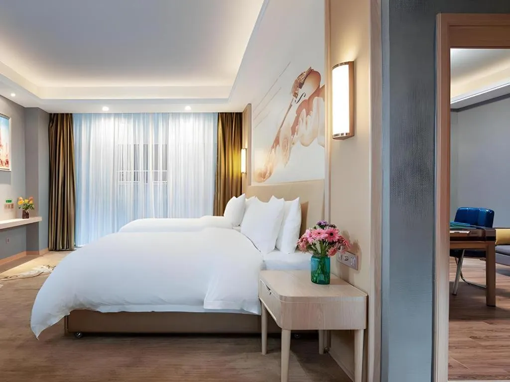 Bed in Vienna Hotel Jiangxi Ji'an Yanjingfu