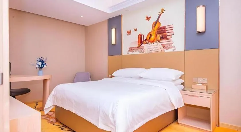 Bed in Vienna Hotel Xuzhou Junsheng Plaza Benteng Avenue Metro Station