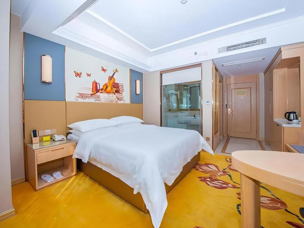 Bed in Vienna Hotel Xuzhou Junsheng Plaza Benteng Avenue Metro Station