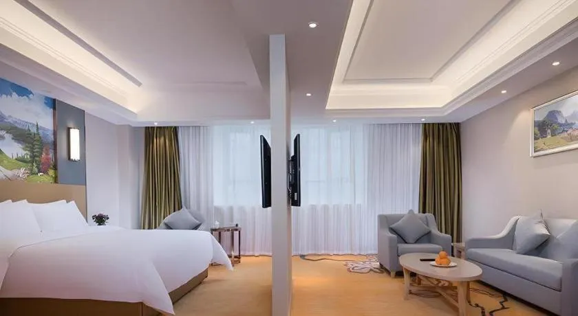 Bed in Vienna Hotel Xuzhou Junsheng Plaza Benteng Avenue Metro Station