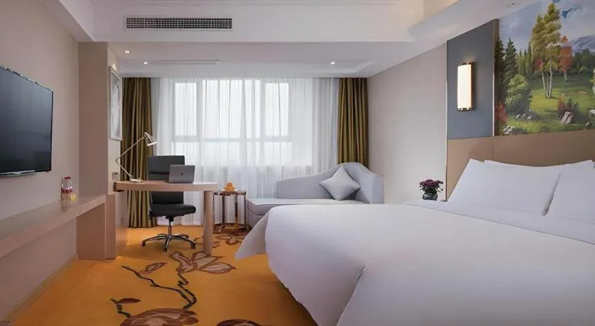 Bed in Vienna Hotel Xuzhou Junsheng Plaza Benteng Avenue Metro Station