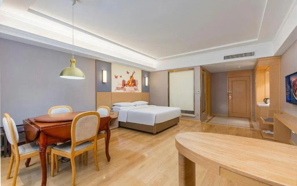 Bed in Vienna Hotel Xuzhou Junsheng Plaza Benteng Avenue Metro Station