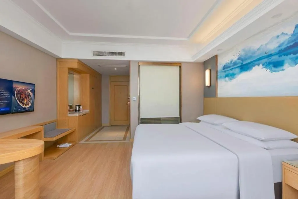 Bed in Vienna Hotel Xuzhou Junsheng Plaza Benteng Avenue Metro Station