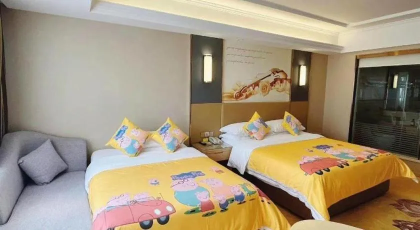 Bed in Vienna Hotel Xuzhou Junsheng Plaza Benteng Avenue Metro Station