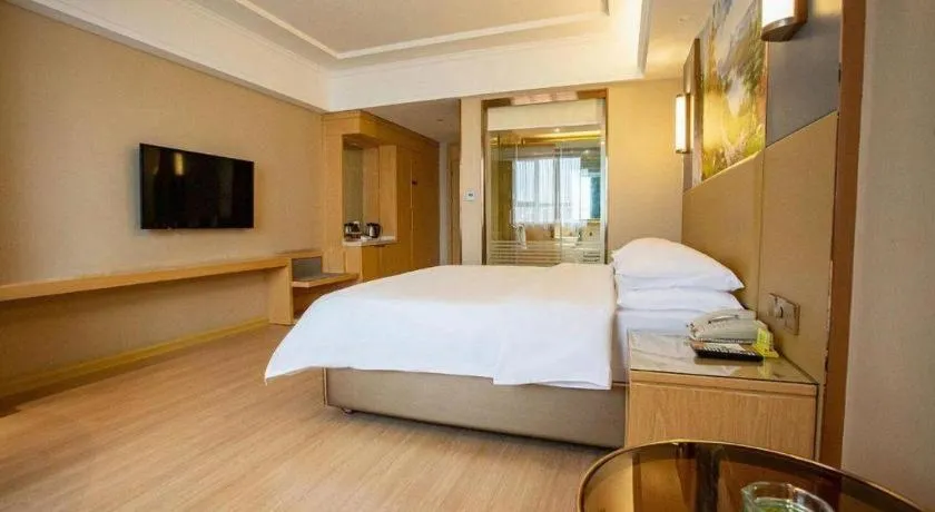 Bed in Vienna Hotel Xuzhou Junsheng Plaza Benteng Avenue Metro Station