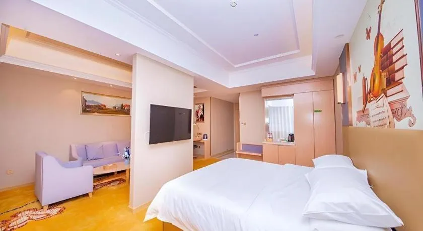 Bed in Vienna Hotel Xuzhou Junsheng Plaza Benteng Avenue Metro Station