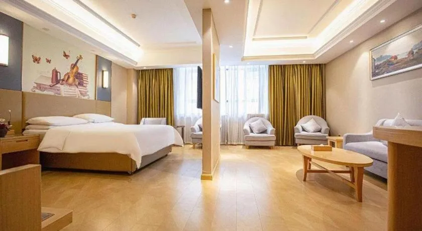 Bed in Vienna Hotel Xuzhou Junsheng Plaza Benteng Avenue Metro Station