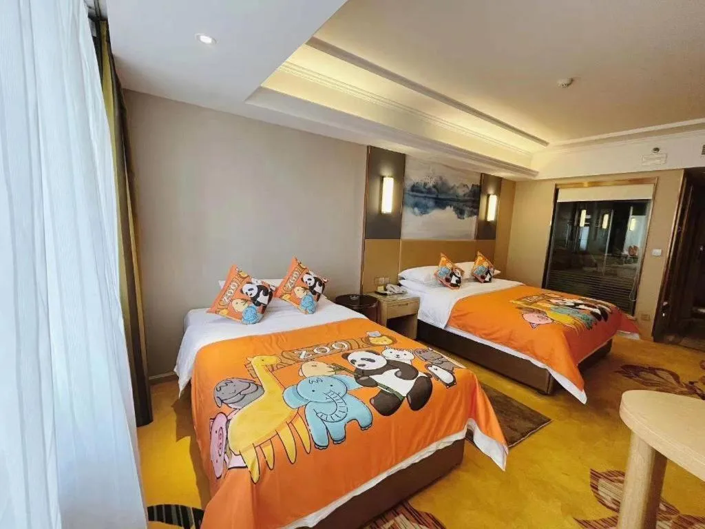 Bed in Vienna Hotel Xuzhou Junsheng Plaza Benteng Avenue Metro Station