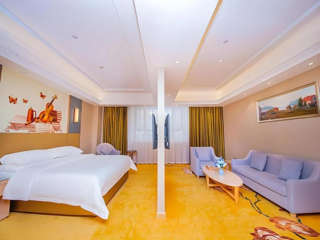 Bed in Vienna Hotel Xuzhou Junsheng Plaza Benteng Avenue Metro Station