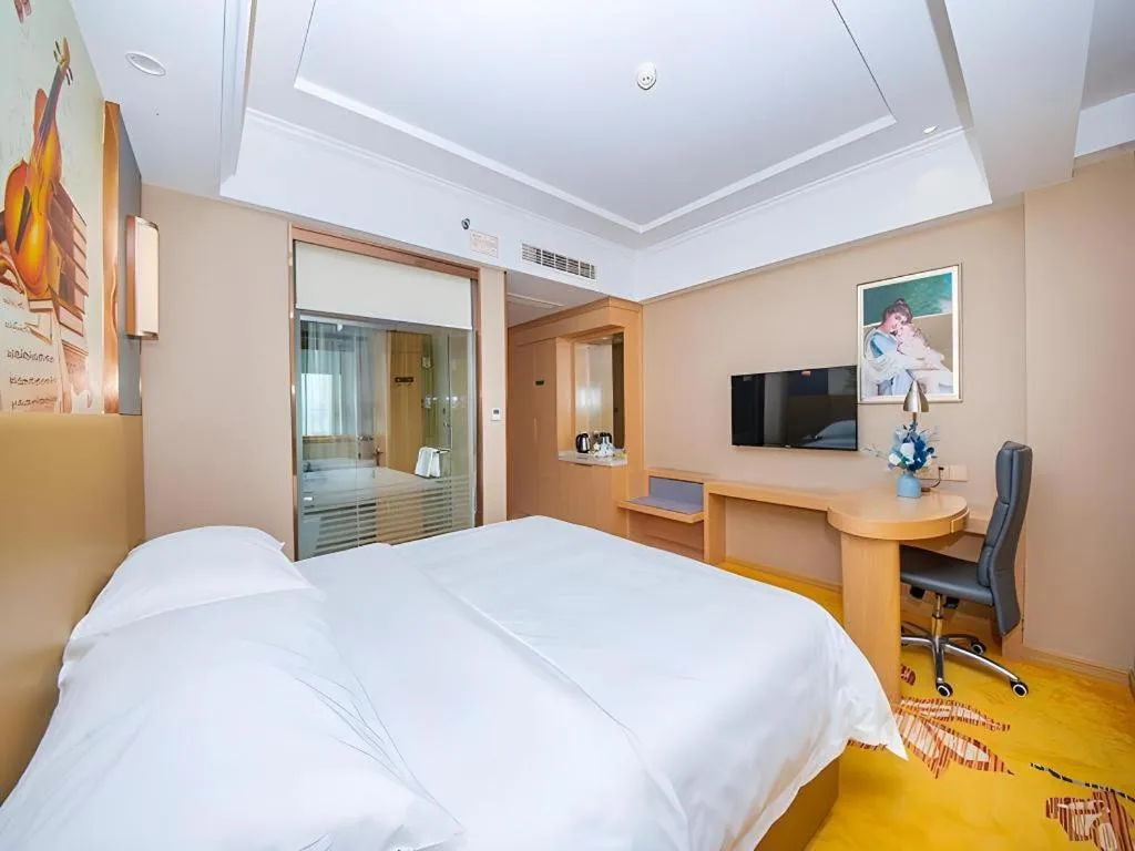 Bed in Vienna Hotel Xuzhou Junsheng Plaza Benteng Avenue Metro Station