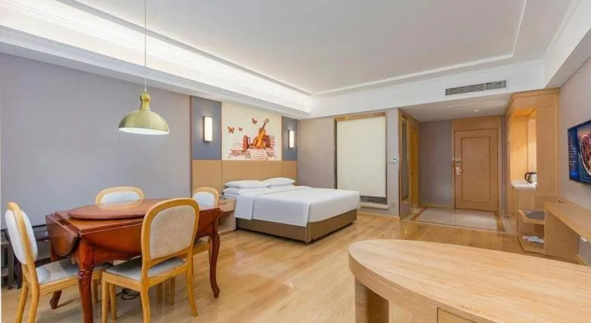 Bed in Vienna Hotel Xuzhou Junsheng Plaza Benteng Avenue Metro Station