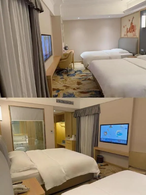 Bed in Vienna Hotel Chengdu University of Pertroleum Metro Station