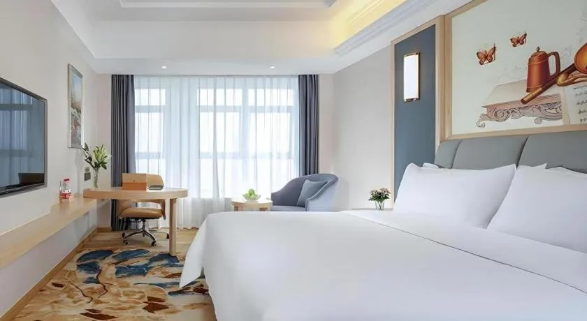 Bed in Vienna Hotel Chengdu University of Pertroleum Metro Station