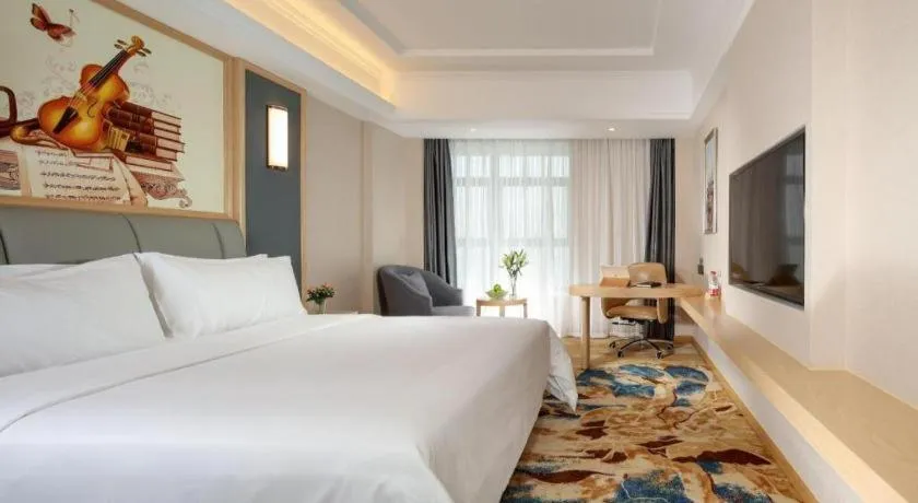 Bed in Vienna Hotel Chengdu University of Pertroleum Metro Station