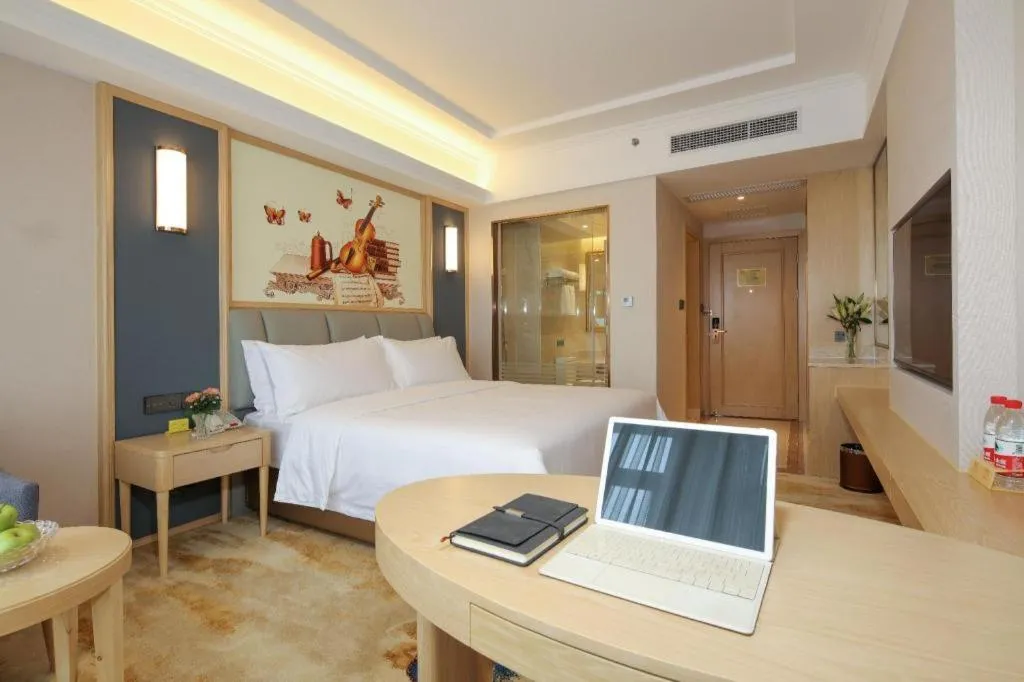 Bed in Vienna Hotel Chengdu University of Pertroleum Metro Station