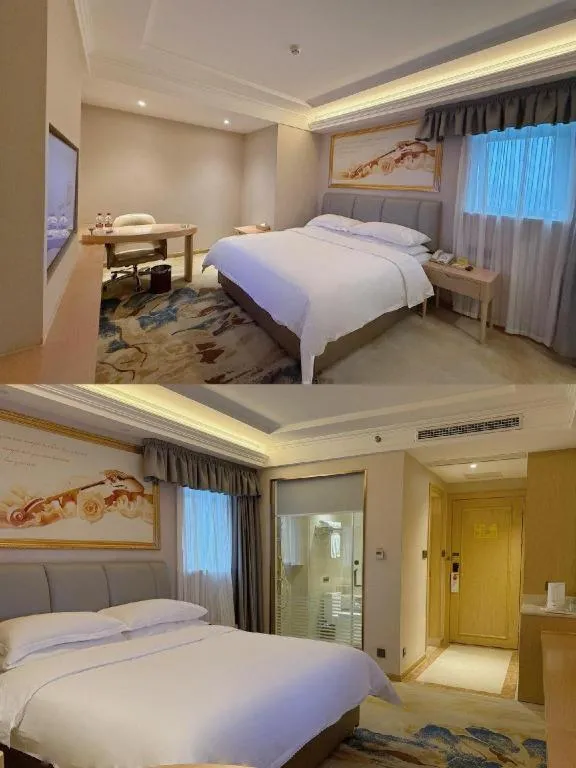 Bed in Vienna Hotel Chengdu University of Pertroleum Metro Station