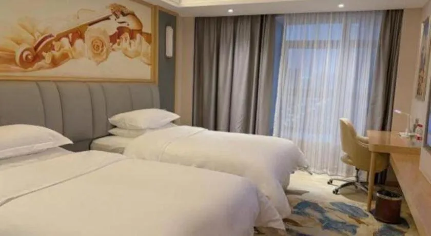 Bed in Vienna Hotel Chengdu University of Pertroleum Metro Station