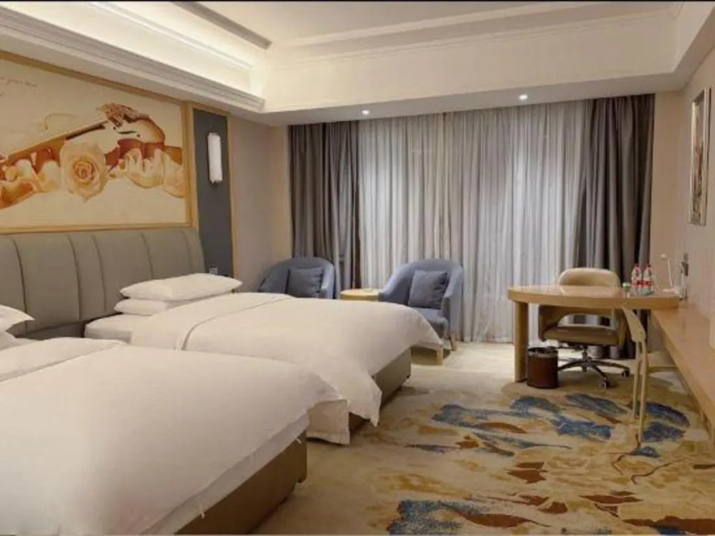 Bed in Vienna Hotel Chengdu University of Pertroleum Metro Station