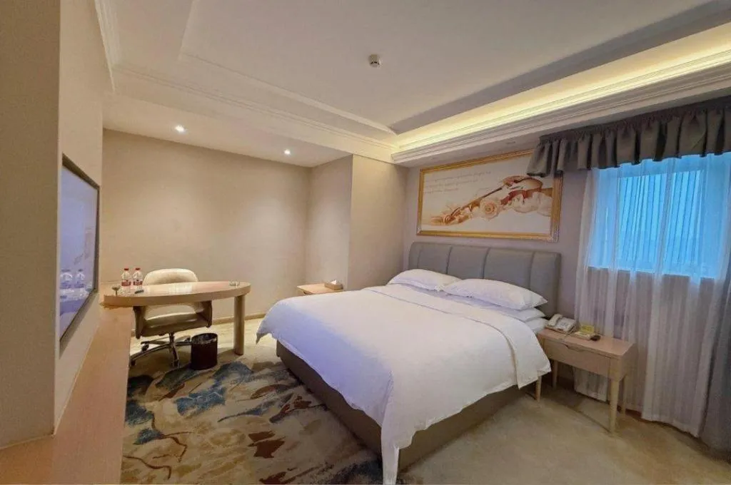 Bed in Vienna Hotel Chengdu University of Pertroleum Metro Station