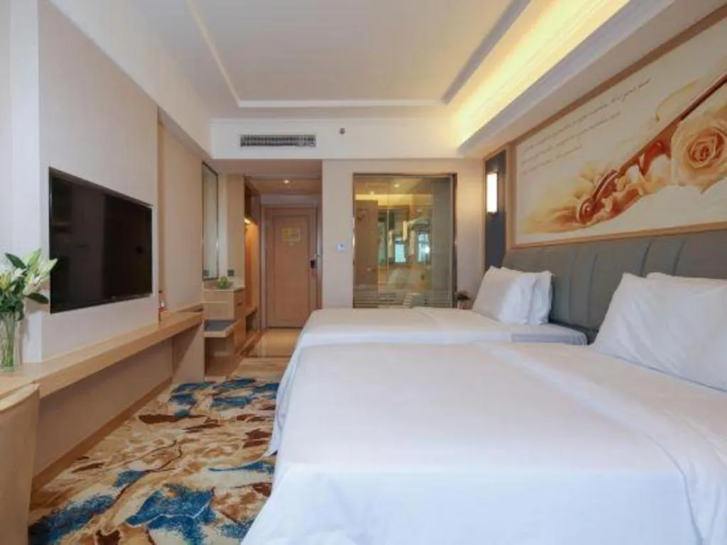 Bed in Vienna Hotel Chengdu University of Pertroleum Metro Station