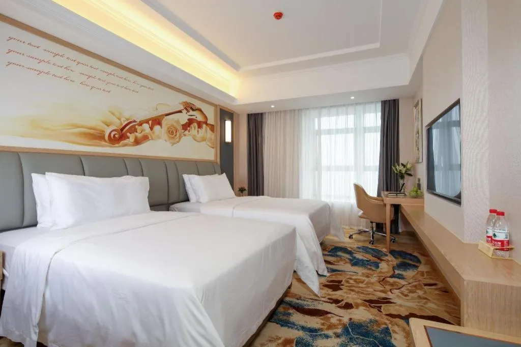 Bed in Vienna Hotel Chengdu University of Pertroleum Metro Station