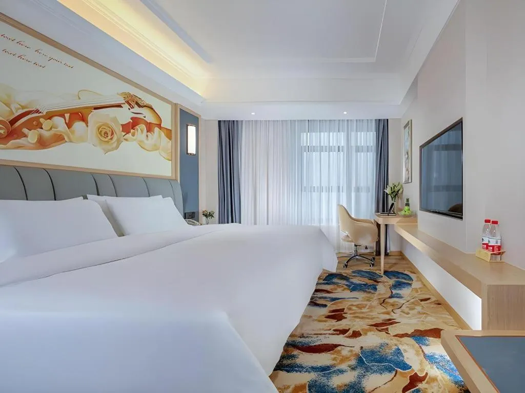 Bed in Vienna Hotel Chengdu University of Pertroleum Metro Station