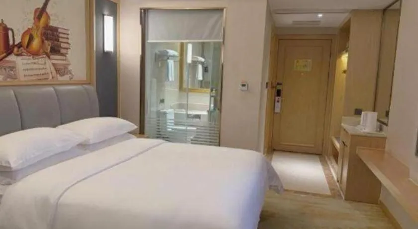 Bed in Vienna Hotel Chengdu University of Pertroleum Metro Station