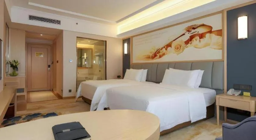 Bed in Vienna Hotel Chengdu University of Pertroleum Metro Station