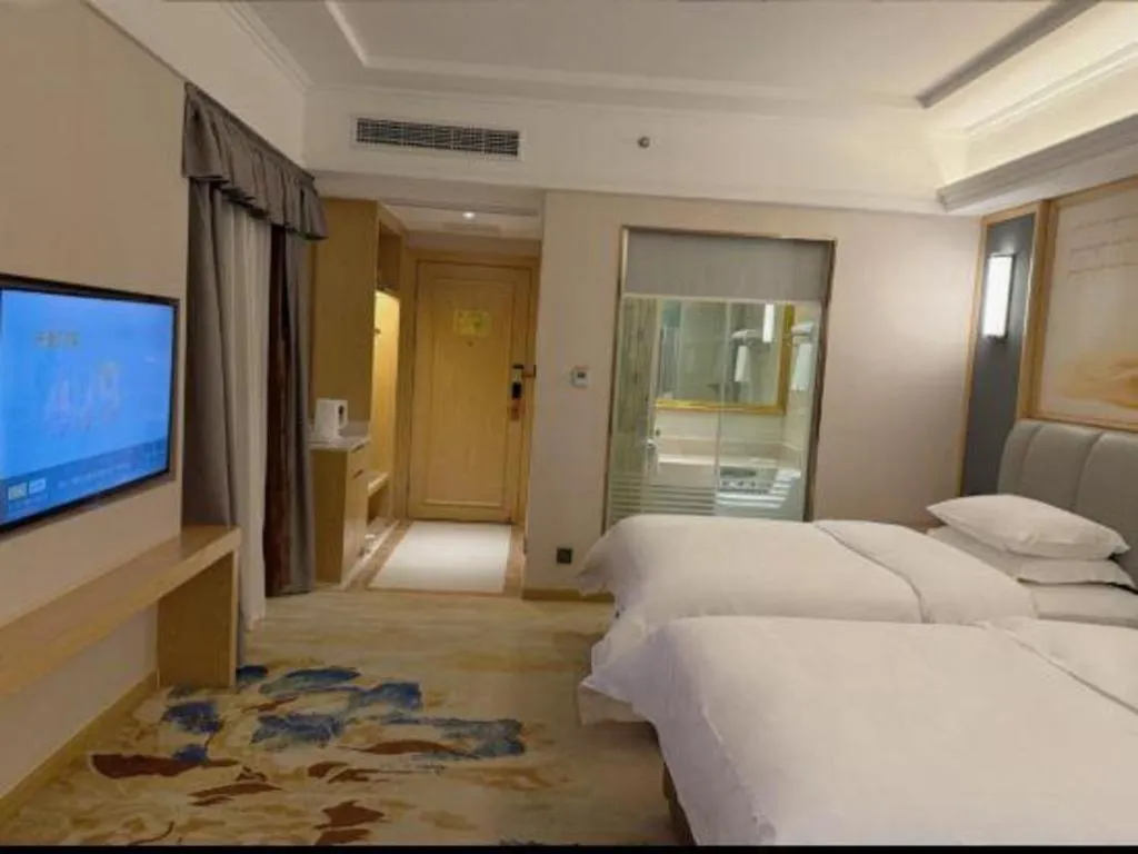 Bed in Vienna Hotel Chengdu University of Pertroleum Metro Station