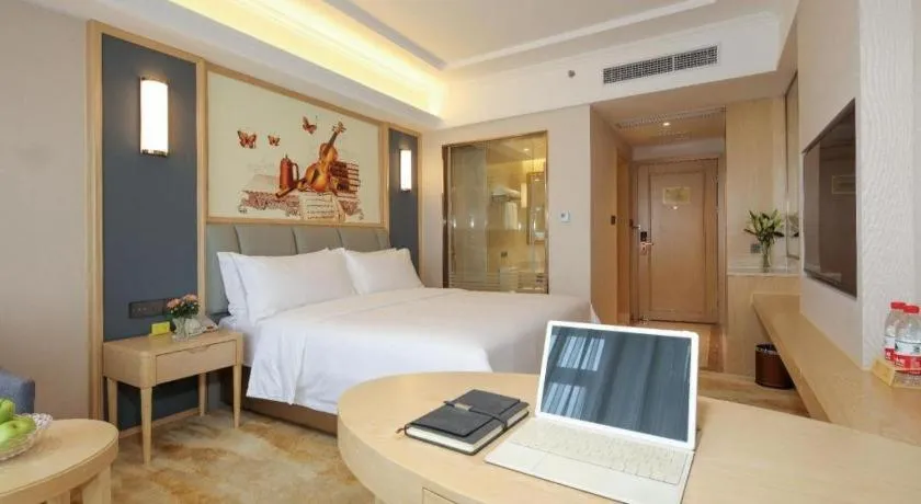 Bed in Vienna Hotel Chengdu University of Pertroleum Metro Station