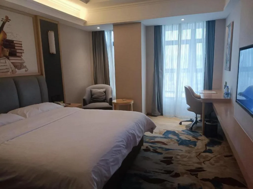 Bed in Vienna Hotel Chengdu University of Pertroleum Metro Station