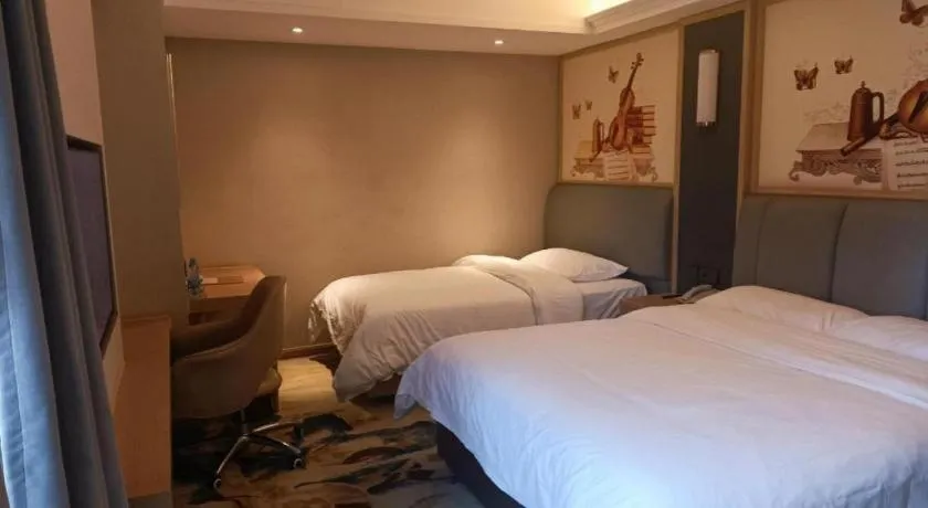 Bed in Vienna Hotel Chengdu University of Pertroleum Metro Station