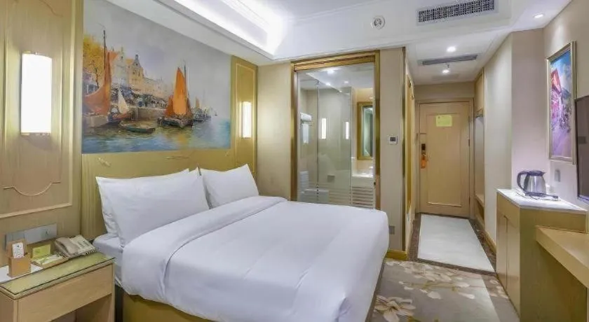 Bed in Vienna Hotel Shandong Dezhou Government Shopping Plaza