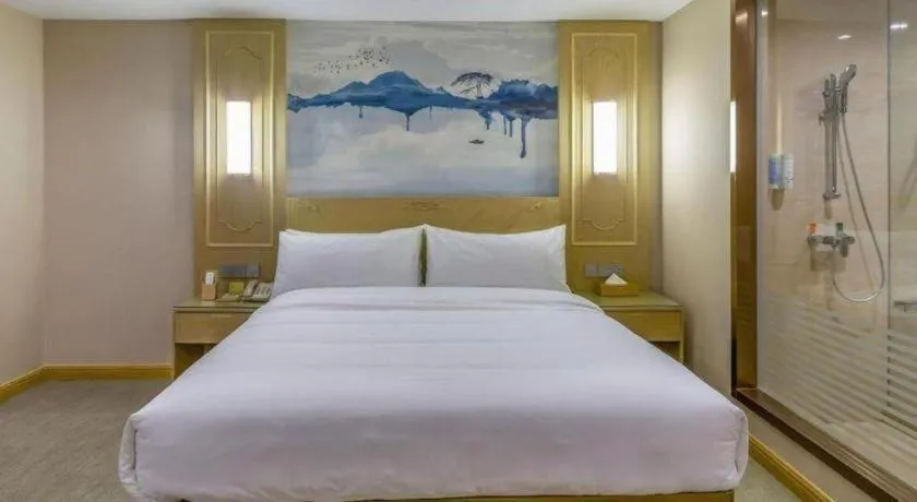 Bed in Vienna Hotel Shandong Dezhou Government Shopping Plaza