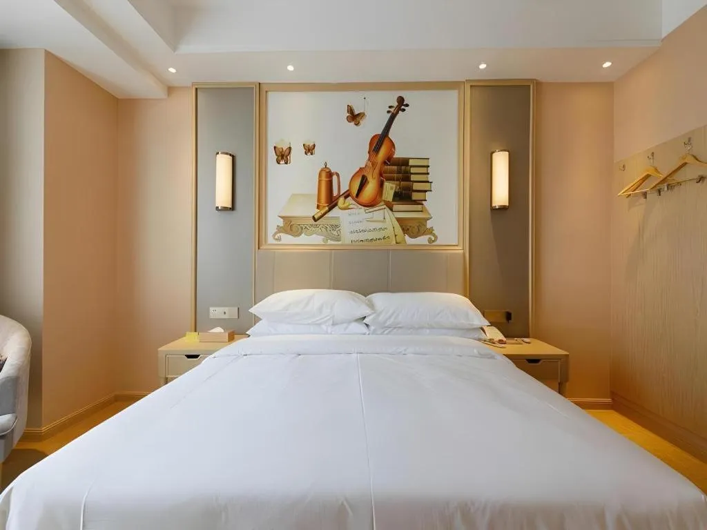 Bed in Vienna Hotel Shandong Dezhou Government Shopping Plaza