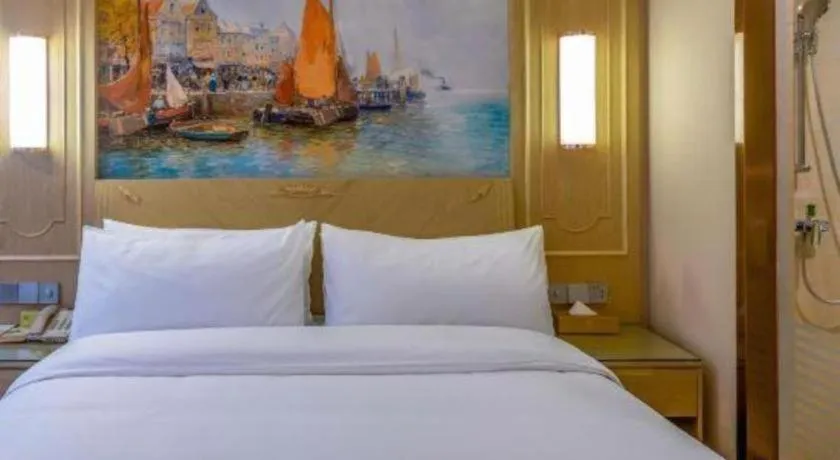 Bed in Vienna Hotel Shandong Dezhou Government Shopping Plaza