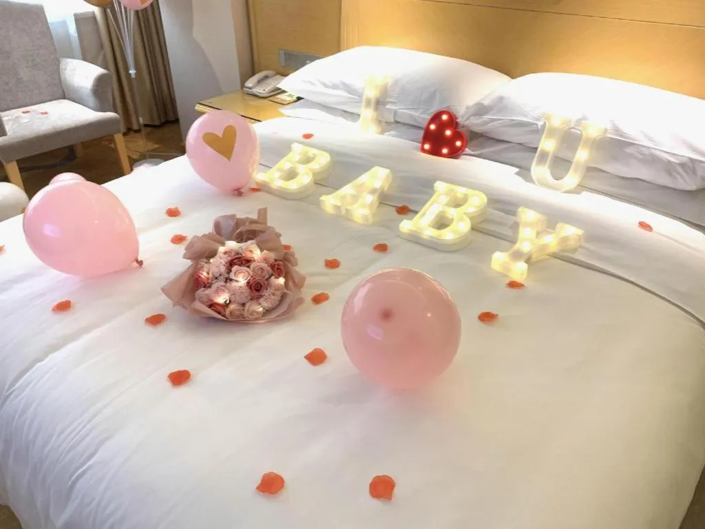 Bed in Vienna Hotel Guangxi Hezhou Guposhan Suifeng