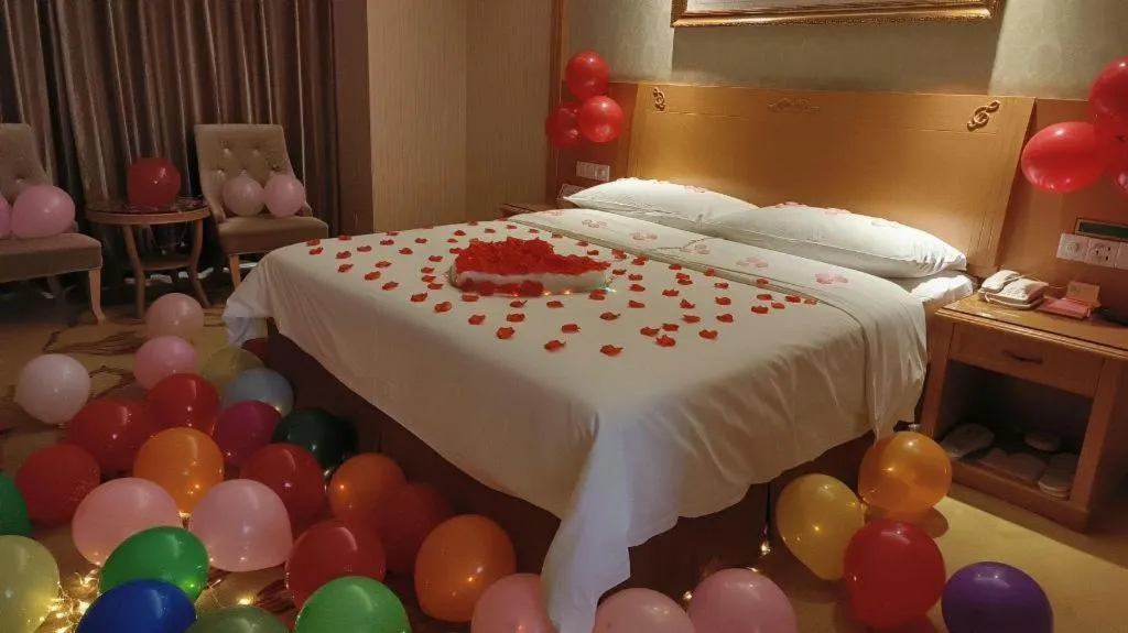 Bed in Vienna Hotel Guangxi Guilin Xing'an