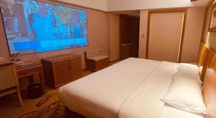 Bed in Vienna Hotel Guangxi Guilin Xing'an