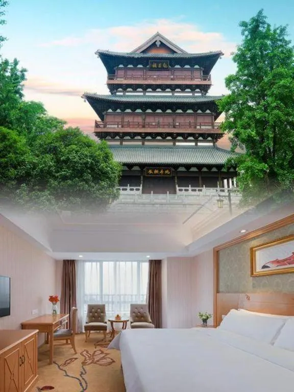 Bed in Vienna Hotel Guangxi Guilin Xing'an