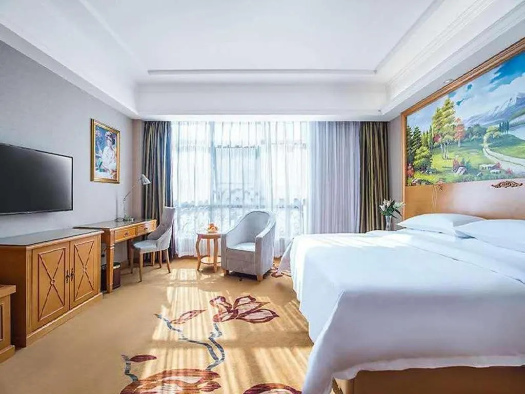 Bed in Vienna Hotel Hunan Yueyang Linxiang
