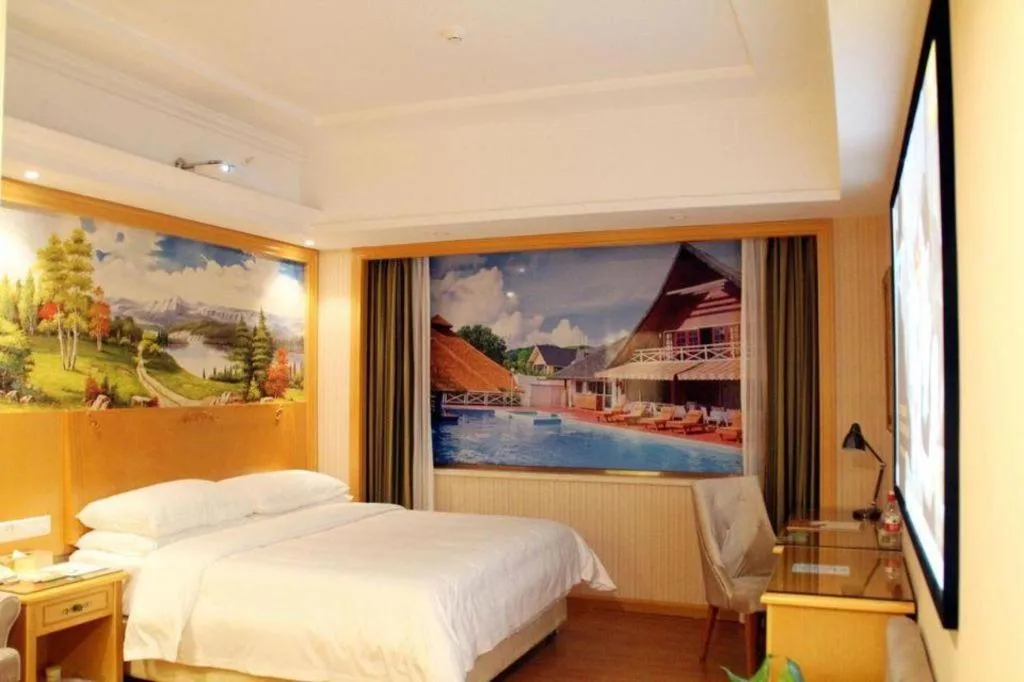 Bed in Vienna Hotel Hunan Yueyang Linxiang