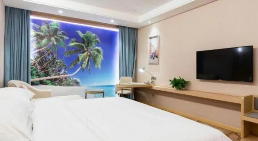 Bed in Vienna Hotel Jinan Railway Station