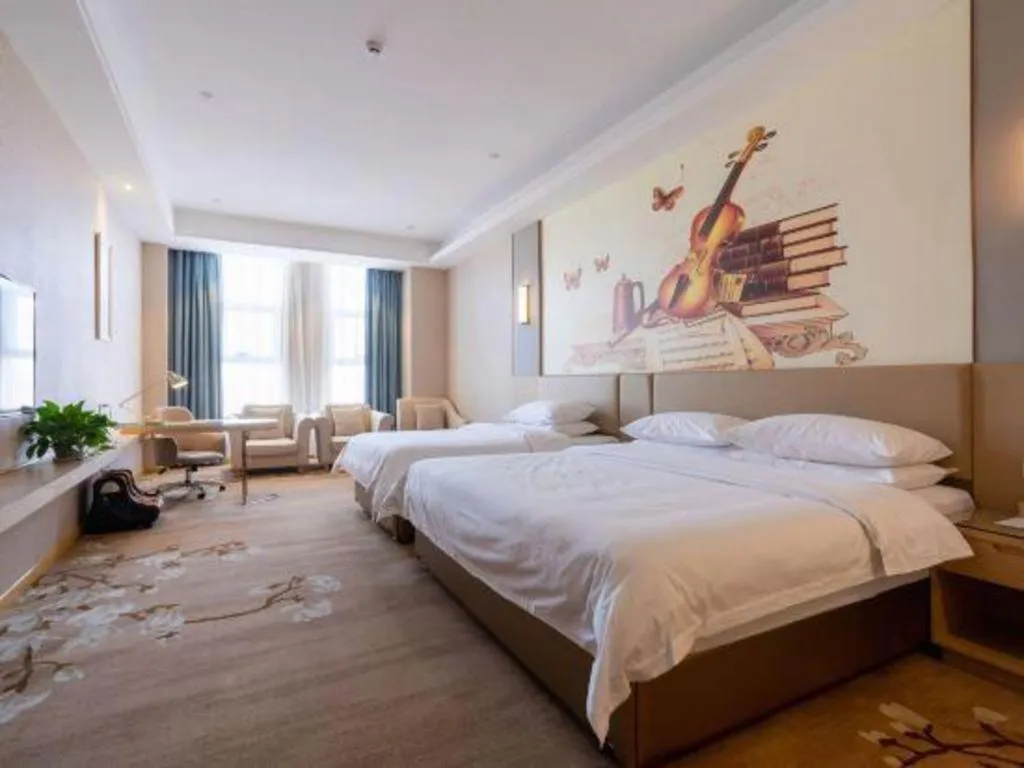 Bed in Vienna Hotel Jinan Railway Station