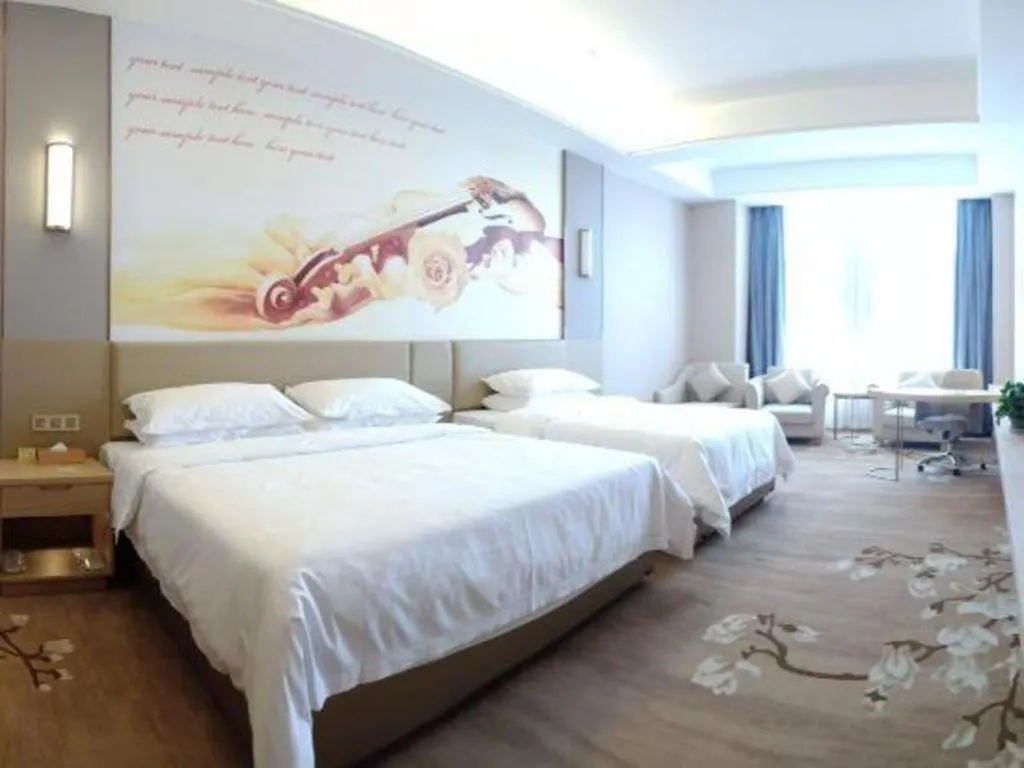 Bed in Vienna Hotel Jinan Railway Station
