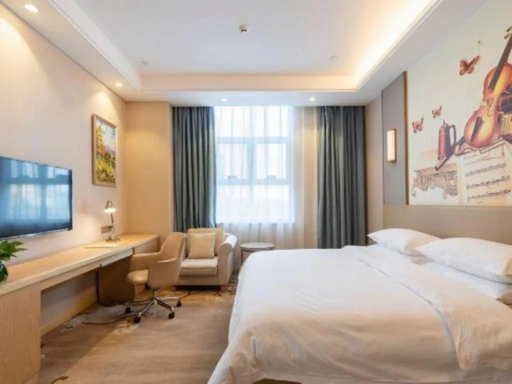 Bed in Vienna Hotel Jinan Railway Station